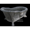 Black Marble Bathroom Tub (SNK-175)